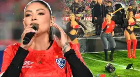 Pamela Franco pudo cantar en el Cusco con su orquesta.