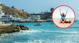 La playa conocida como el ‘Cancún limeño’ se ubica a pocos  minutos de la ciudad de Lima.