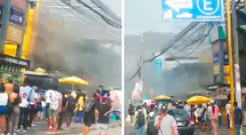 Incendio en el Royal Plaza, local cercano al Mega Plaza de Independencia.