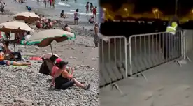 Municipalidad colocó rejas entre las playas de Barranco y Chorrillos Municipalidad colocó rejas entre las playas de Barranco y Chorrillos