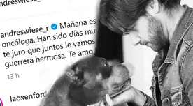 Andrés Wiese SE QUIEBRA al revelar que su perrita Menta padece de cáncer y lanza DESGARRADOR mensaje.