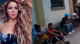 La llegada de Shakira en Lima ha comenzado a generar negocios informales como la venta de cola para el concierto.