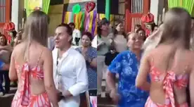 Brunella Horna reaparece públicamente BAILANDO junto a su SUEGRA y Richard Acuña en Carnaval de Huanchaco