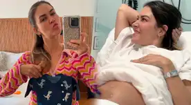 Anahí de Cárdenas se luce con su pancita.