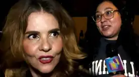 Johanna San Miguel cuadró a reportera por mencionar a su expareja Stefano Salvini.