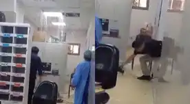 Según medios locales, el hecho habría ocurrido por el colapso de las tuberías del Hospital Regional de Ayacucho.