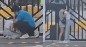 No todo fue felicidad. Una joven llegó tarde y no pudo ingresar a rendir el examen de admisión de San Marcos 2025.