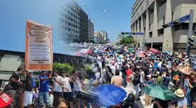 Comerciantes de Mesa Redonda salen a marchar en contra de decreto municipal. Comerciantes de Mesa Redonda salen a marchar en contra de decreto municipal.