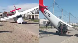 Según los primeros reportes, solo se han reportado daños en la estructura de la aeronave.