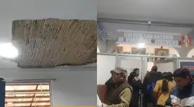 Según los primeros reportes, alrededor de tres estudiantes resultados heridos y uno se encuentra en estado crítico por rotura de cráneo.