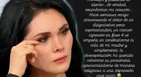 Génesis Tapia se mostró muy sensible al contar que su mamá se encuentra mal de salud.