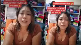 Mujer emprendedora remata sus productos para pagar cupo en Comas.