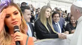 Brunella Horna se mostró muy triste por el fallecimiento del Papa Francisco.