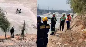 Macabro hallazgo en el río Rímac, hallan cadáver flotando.