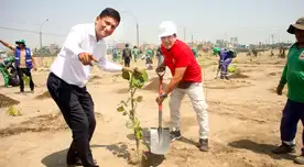 La inmobiliaria Percy Rojas y Serpar, impulsa una campaña para plantar 50 mil árboles