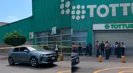 balean a taxista en la entrada del supermercado Tottus