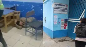 Un video registrado por el portero mostraría al director en aparente estado etílico y a su acompañante descansando en un aula en Huancayo.