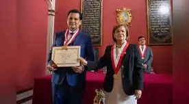 Presidente del IPD junto a rectora de la UNMSM