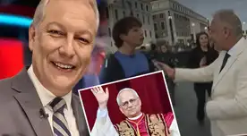 Periodista Günter Rave DESLUMBRA en el Vaticano al entrevistar en italiano sobre elección del nuevo Papa peruano Robert Prevost