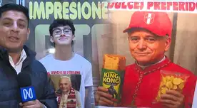 Comerciantes de Gamarra desatan el furor con la venta de polos con el rostro del papa León XIV