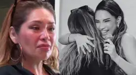 Lizet Soto llora con las palabras de Alondra Huárac.