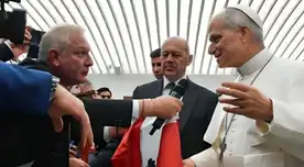 Papa peruano declara a periodista peruano.