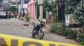 Extorsionadores intentaron detonar un explosivo y uno de ellos termina muerto.