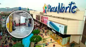 Caída parcial del techo de Plaza Norte no habría dejado heridos.