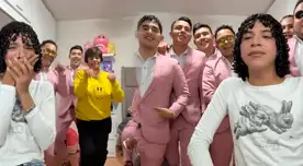 ¡Bailaron y cantaron! Valentino SORPRENDE al lucirse junto a Armonía 10 en su habitación: "El real de la nada"