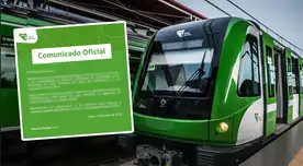 Línea 1 del Metro de Lima tras el fuerte sismo que sacudió Lima.