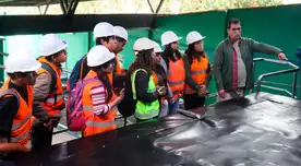 Planta de Tratamiento de Aguas Residuales de Miraflores permite visitas universitarias