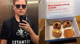 Joven buscó una forma peculiar de encontrar trabajo.