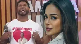 Edson Dávila DEJA EN SHOCK a Onelia Molina y se roba el show con polo con la cara de Mario Irivarren: "¡Perdónalo!"