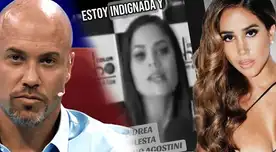 Viralizan video de Andrea San Martín EXPLOTANDO contra Bruno Agostini por revelar TRÍO con Melissa Paredes