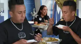 Christian Cueva queda en shock al probar ceviche ecuatoriano.