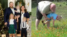 Padre muere abrazando a sus hijos, siguen sin rastro.