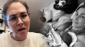 Anahí de Cárdenas no la pasa bien tras dar a luz.