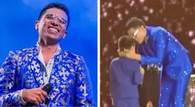 El hijo del cantante sorprende con esta inesperada acción.