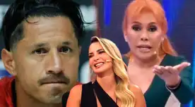 Magaly Medina hunde a Gianluca Lapadula. Magaly Medina hunde a Gianluca Lapadula.