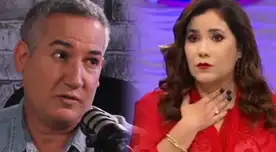 Andrea Llosa quedó impactada con palabras de su novio.