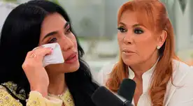 Vania Bludau se quiebra en entrevista.