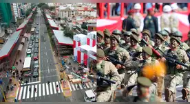 Empezó el cierre parcial de la avenida Brasil por instalación de tribunas para la Parada Militar Empezó el cierre parcial de la avenida Brasil por instalación de tribunas para la Parada Militar