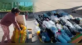 Un singular robo en Huancayo dejó ver a dos ladores robando zapatillas, pero, no notaron que era de un solo pie