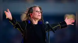 Ozzy Osbourne brindó un último concierto en Villa Park. Foto: AFP