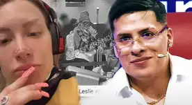 Leslie Show fue captada en el aeropuerto tras revelarse su affaire con Chechito.