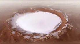 Científicos descubren glaciares en Marte que superan el 80% de agua.