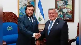 La delegación peruana valora el clima de paz en El Salvador y la importancia de la inversión en educación.