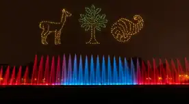 Un show de drones encenderá por primera vez el cielo del Circuito Mágico del Agua: conoce AQUÍ qué día será