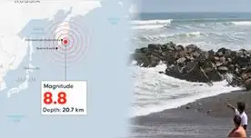 Puertos peruanos que serán afectados por oleaje anómalo tras terremoto en Rusia