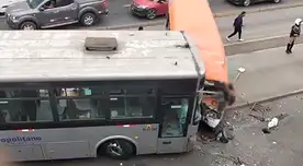 Anconeros protagonizan carrera en plena vía horas después del choque con bus del Metropolitano